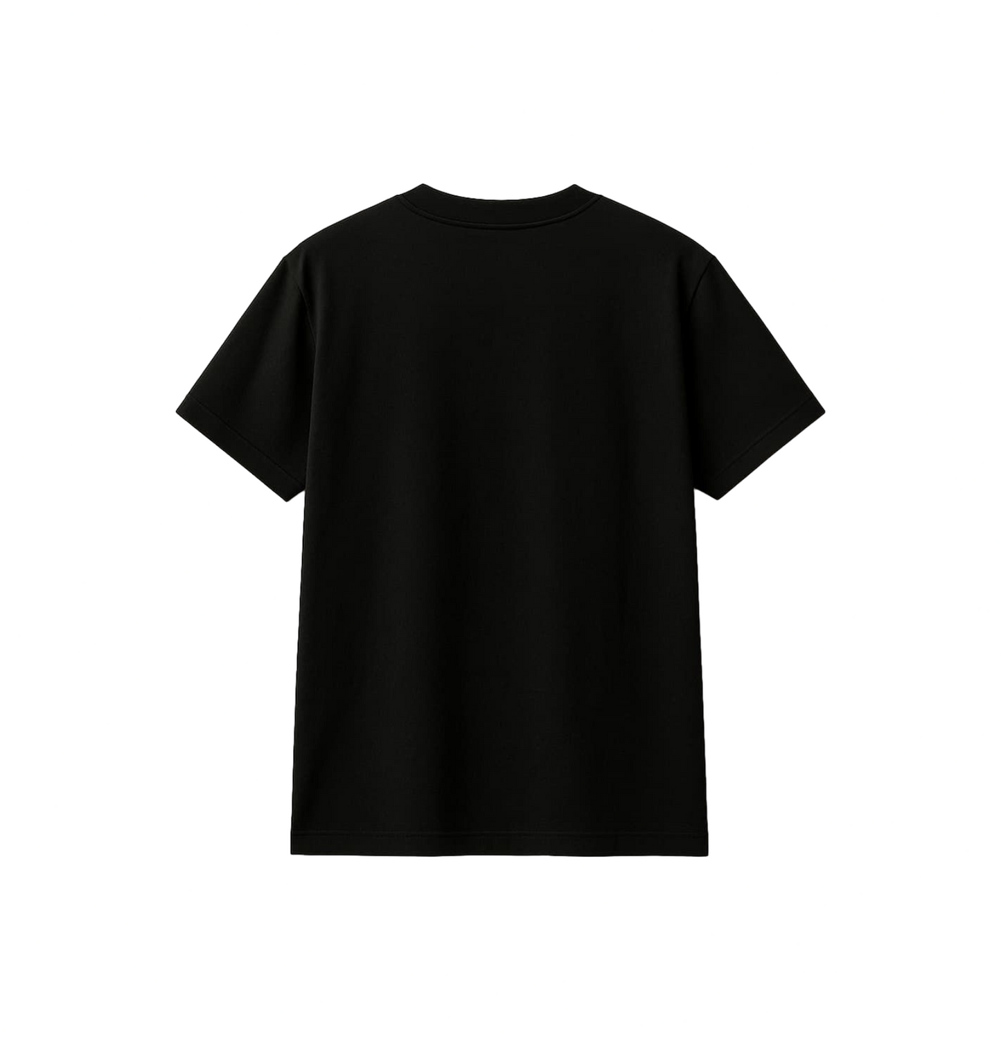 Black | Solid Crew Neck Men's T-Shirt