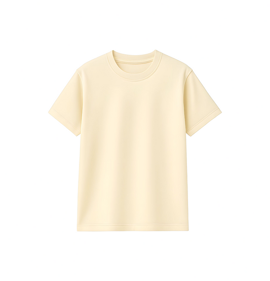 Off White | Solid Crew Neck Men's T-Shirt