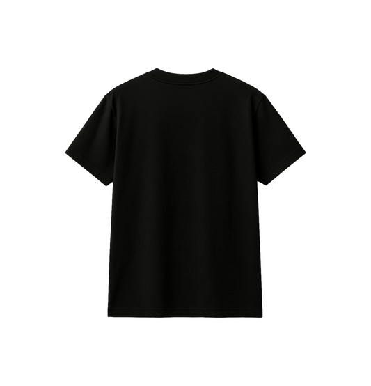 Black | Solid Crew Neck Men's T-Shirt